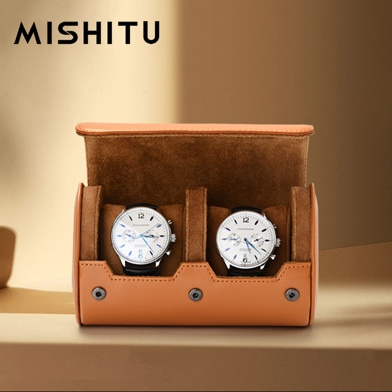 Jewels On Watches - MISHITU 1/2/3-Slot Orologio Rotolo di Immagazzinaggio