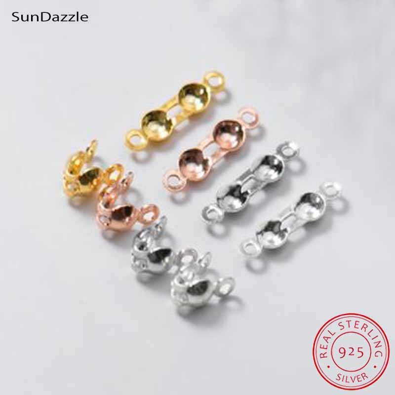 Charm Bracelet Beads - 4 pz. Chiusure a clip in