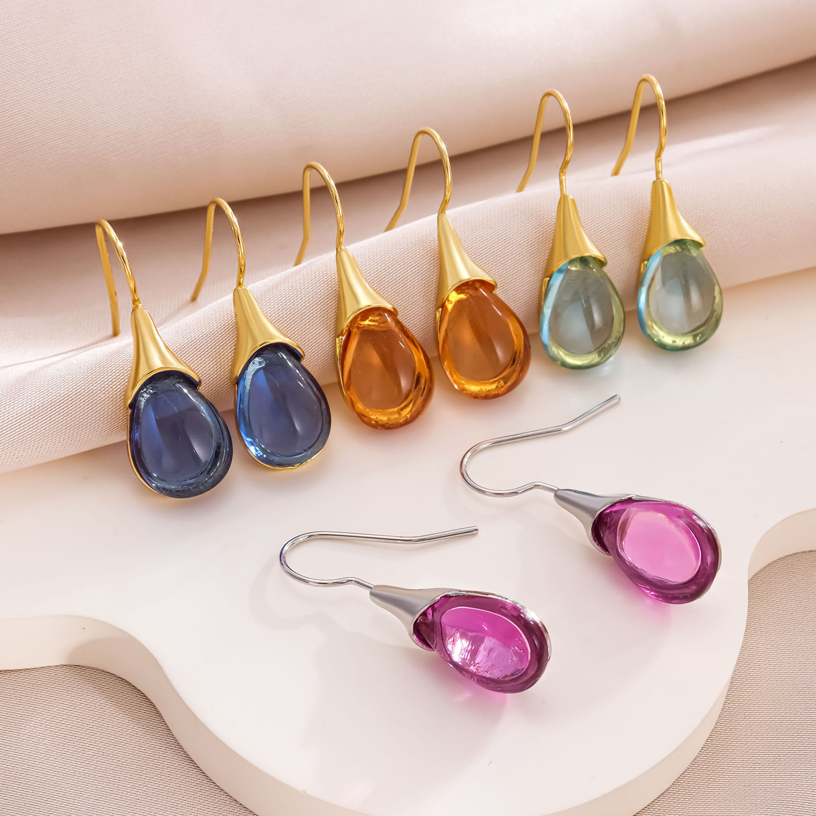 Orecchini con pietre occhio di - Opal Earrings Dangle recensione e prezzo