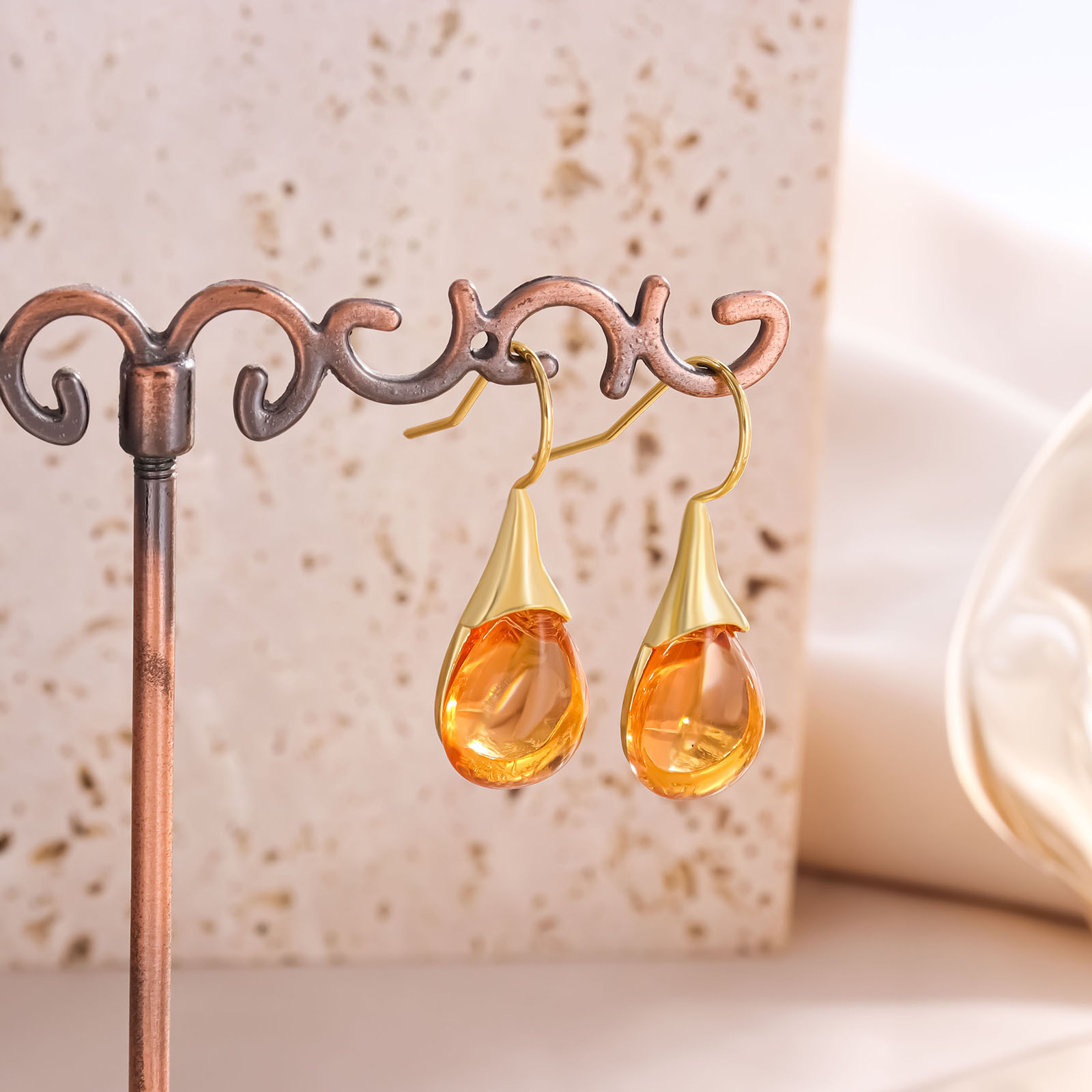 Orecchini con pietre occhio di - Opal Earrings Dangle recensione e prezzo