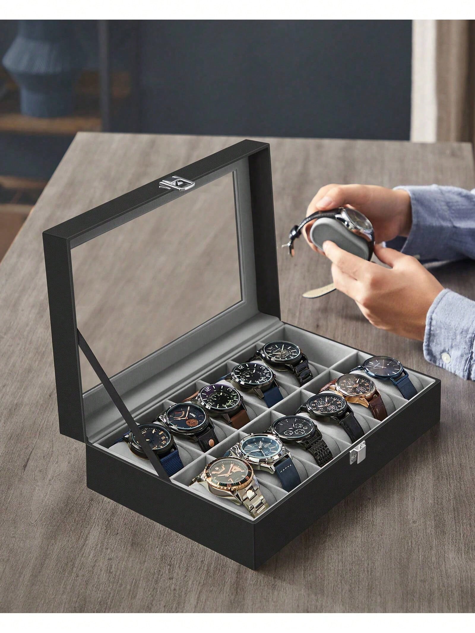 Scatola Porta Orologi a 12 Sco - Jewellery Watches recensione e prezzo