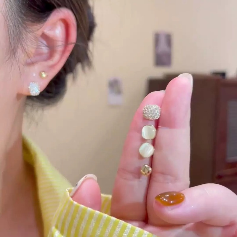 2026 Nuovo Set di 3 Paia di Or - Opal Earrings Dangle recensione e prezzo