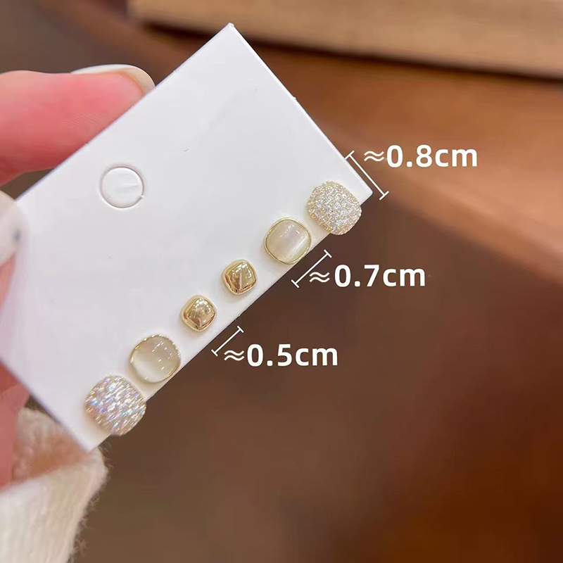 2026 Nuovo Set di 3 Paia di Or - Opal Earrings Dangle recensione e prezzo