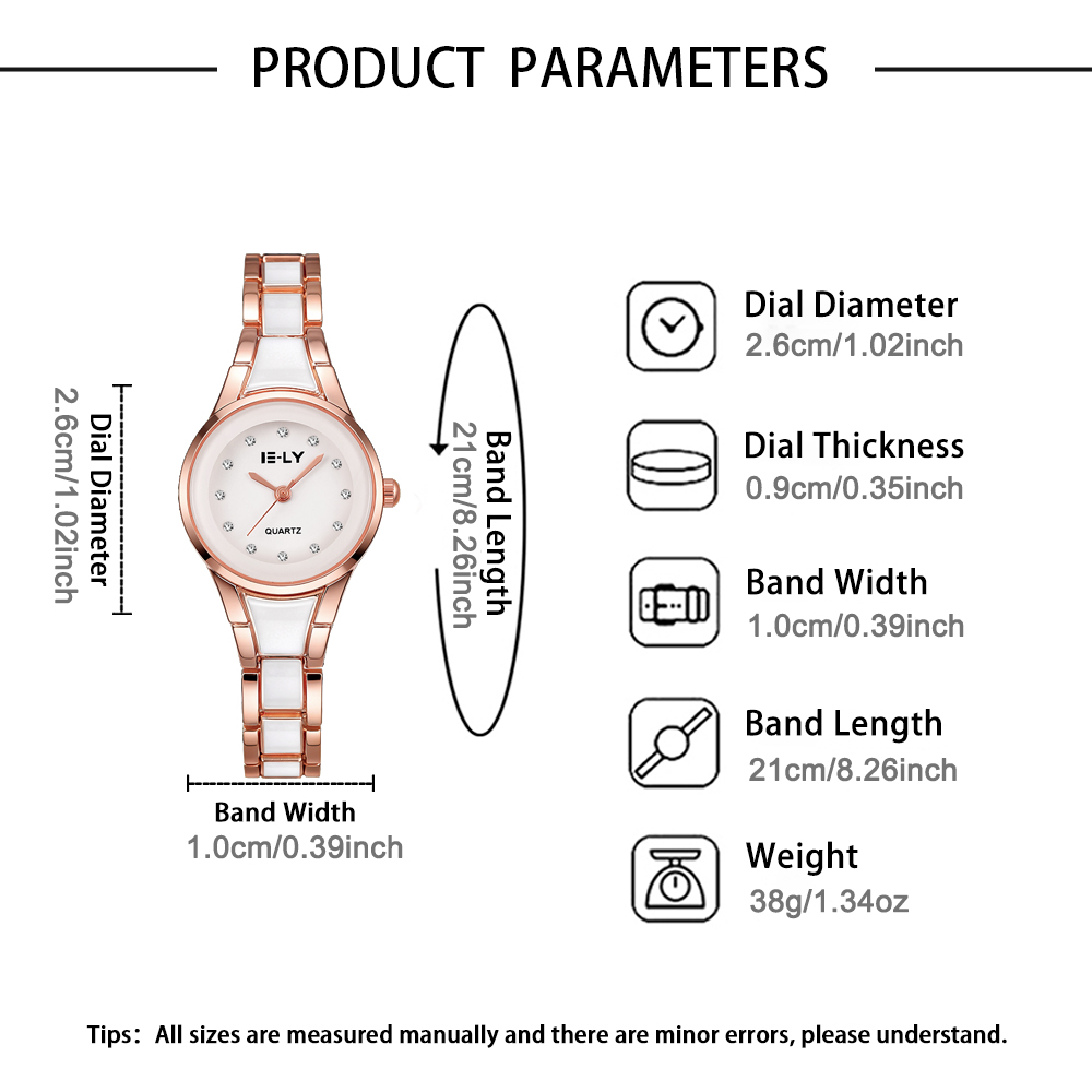 2 Pezzi Orologio al Quarzo Ele - Jewels On Watches recensione e prezzo