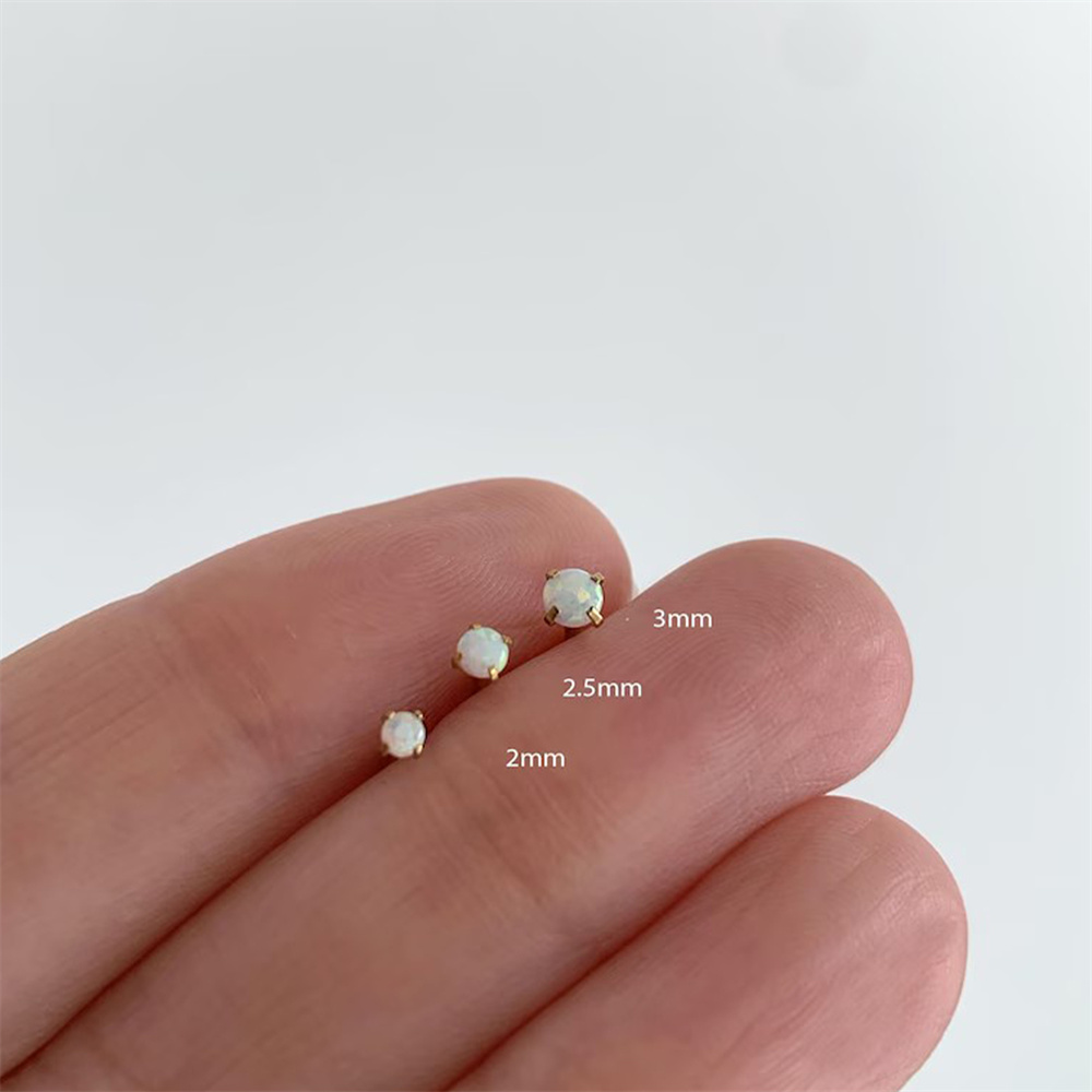 AIDE Orecchini a perno piatto  - Opal Earrings Dangle recensione e prezzo
