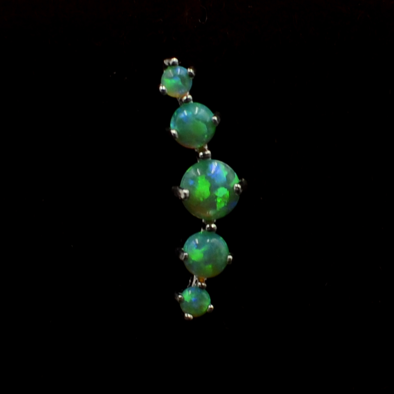 CHUANCI 1 PC in acciaio inossi - Opal Earrings Dangle recensione e prezzo