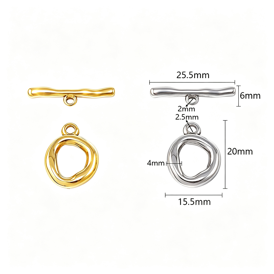 3 Set di Chiusure a Scatto Irr - Pearl Necklace recensione e prezzo