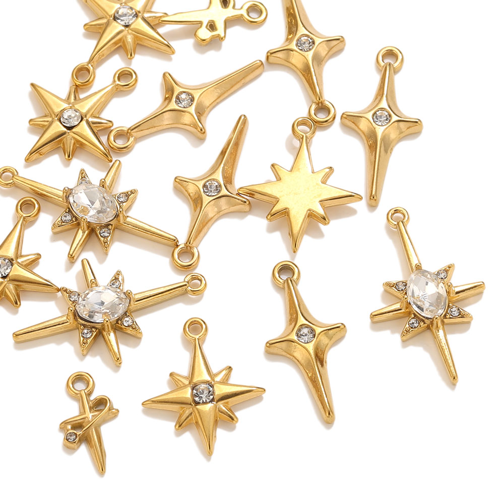 4 ciondoli a forma di stella i - Drop Earrings recensione e prezzo
