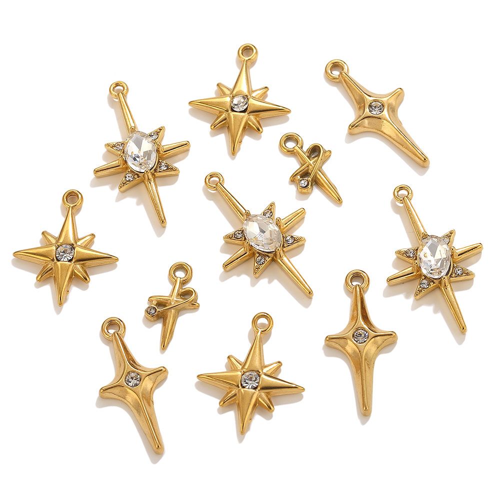 4 ciondoli a forma di stella i - Drop Earrings recensione e prezzo