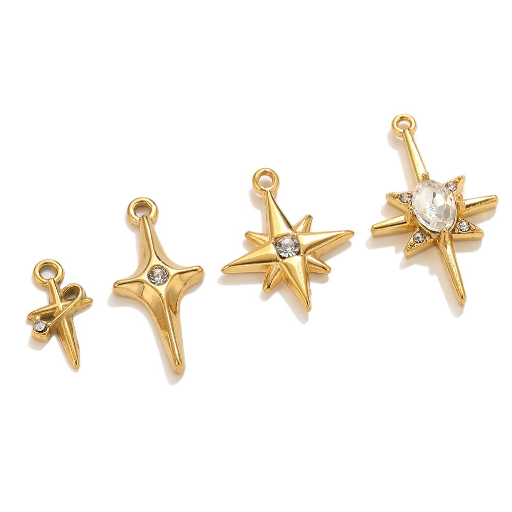4 ciondoli a forma di stella i - Drop Earrings recensione e prezzo