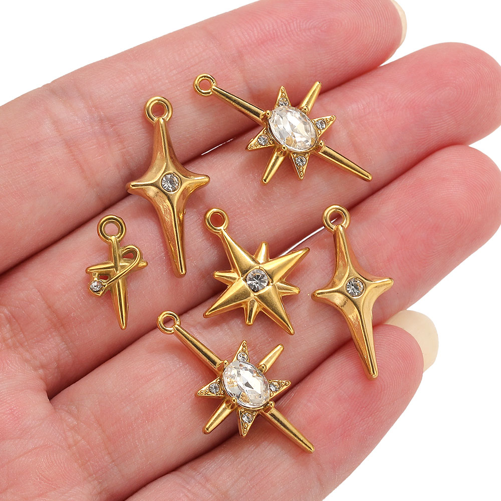 4 ciondoli a forma di stella i - Drop Earrings recensione e prezzo