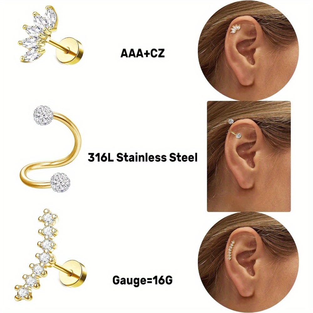 Drperfect 20G orecchini in acc - Opal Earrings Dangle recensione e prezzo